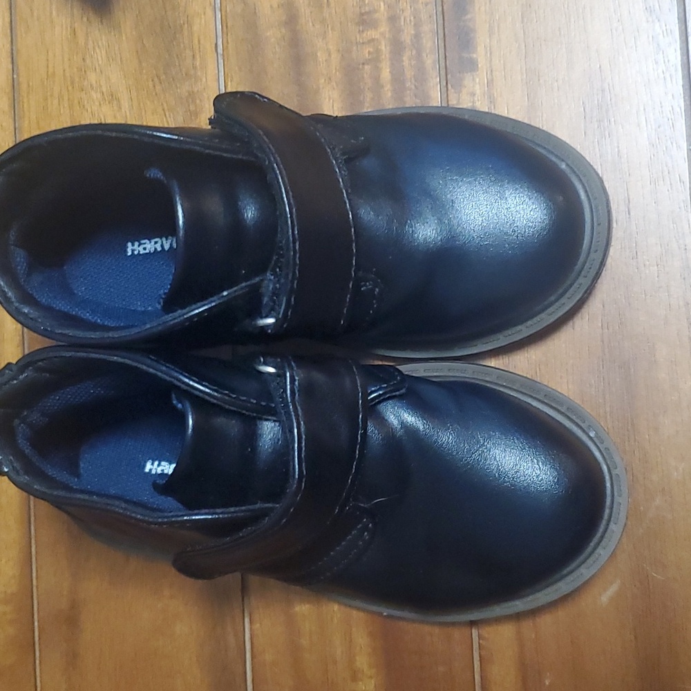 Harvest Land Boys Dress Boots Kids Oxfords Classic School Uniform Shoes Slip On